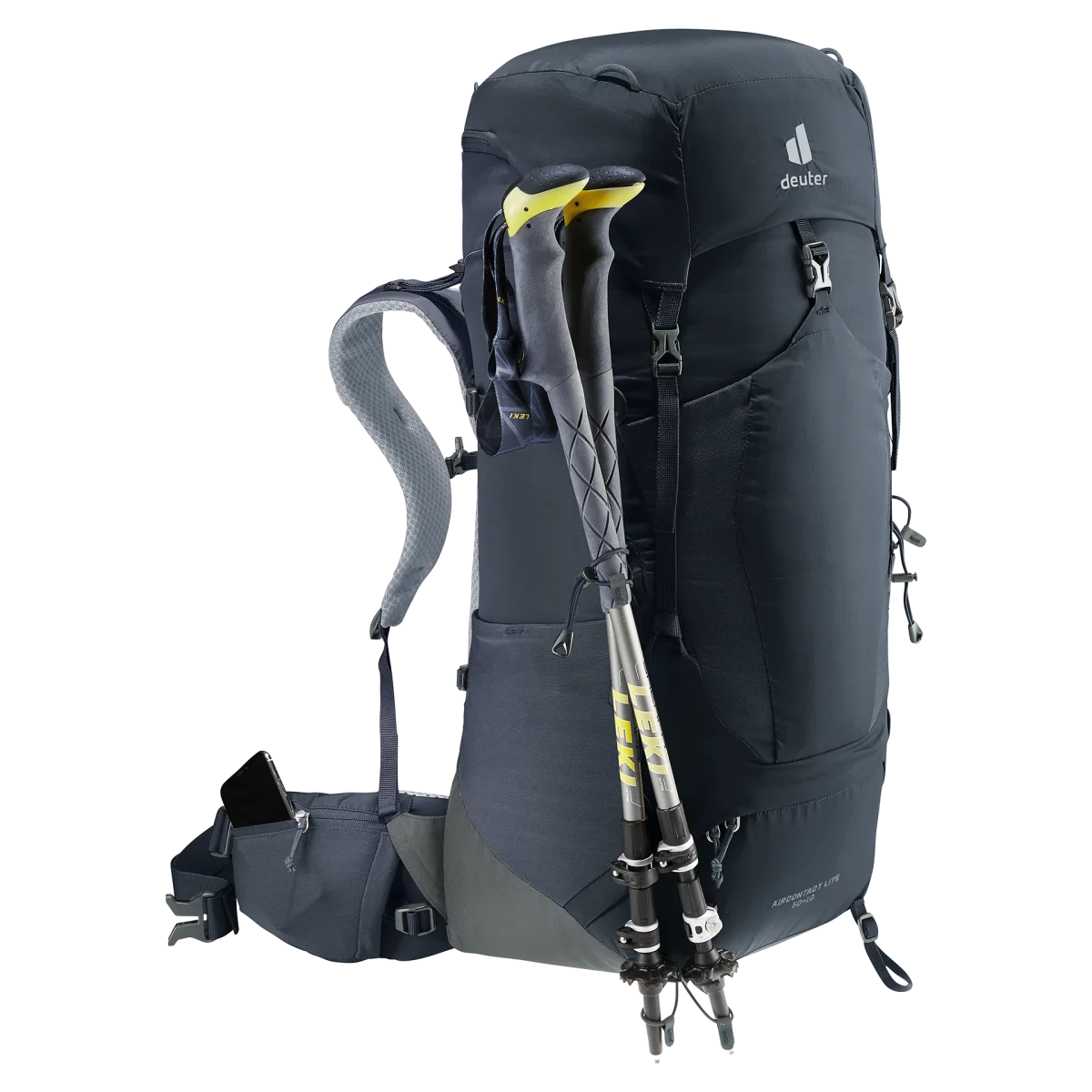 Mochila Aircontact Lite 50 + 10 black-graphite DEUTER - Imagen 9