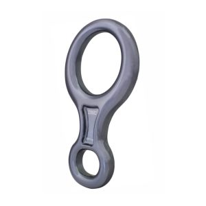 Descendedor / Asegurador tipo 8 aluminio pulido 25 kN – ISC