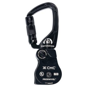 Polea simple con destorcedor PROSWIVEL SWIVABINER 1.1 22kN – CMC