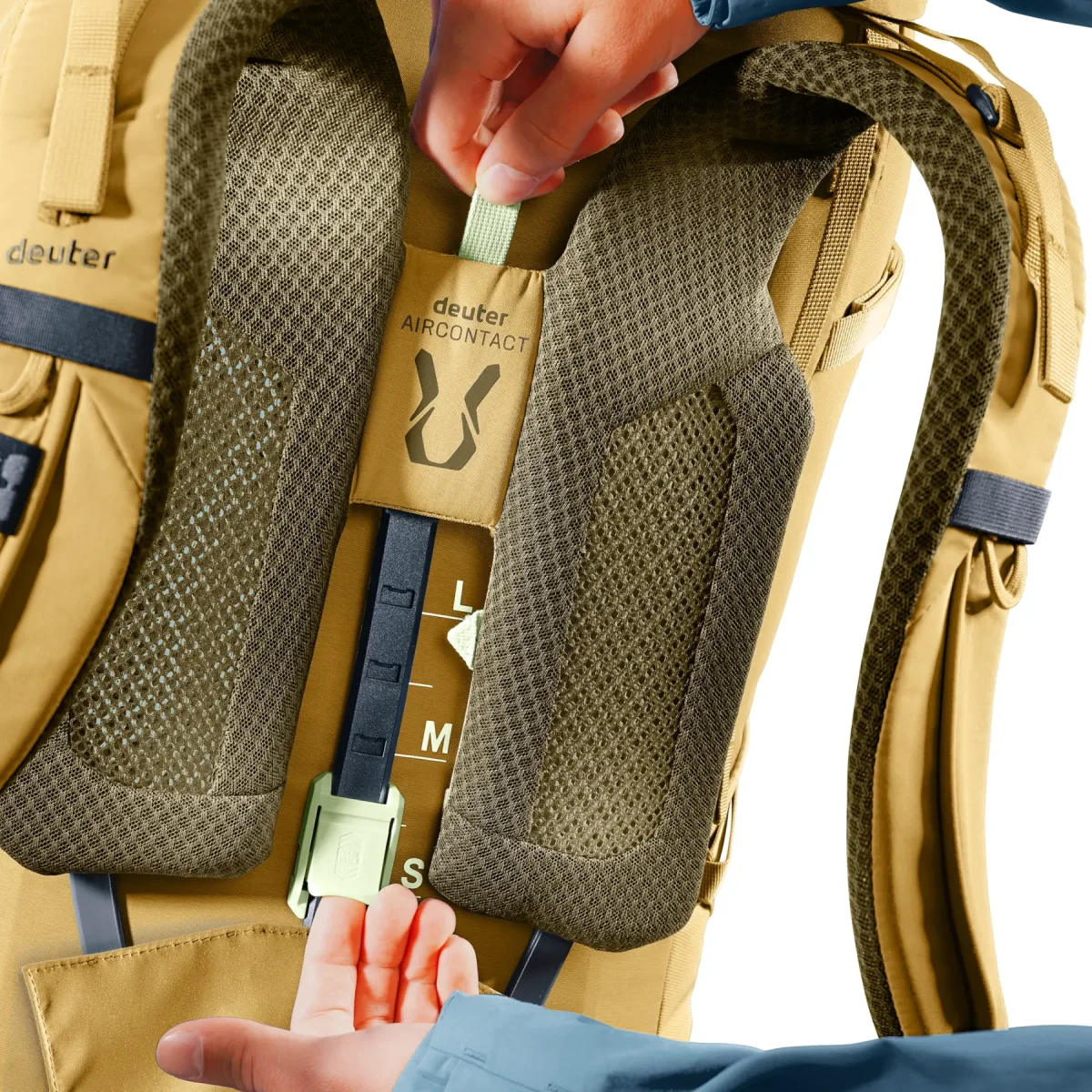 Mochila Aircontact Core 60 + 10 savanna-nori DEUTER - Imagen 7