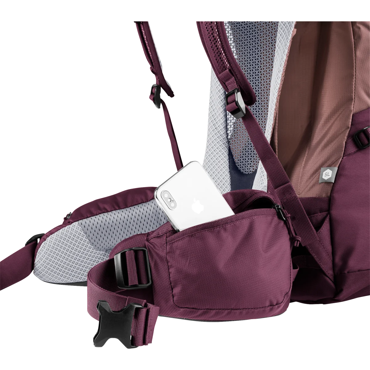 Mochila Futura Pro 38 SL cassis-ashrose DEUTER - Imagen 9