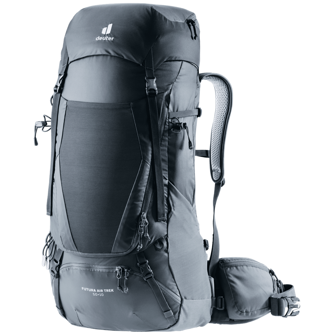 Mochila Futura Air Trek 50 + 10 black-graphite – DEUTER