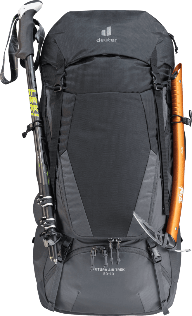 Mochila Futura Air Trek 50 + 10 black-graphite – DEUTER - Imagen 9
