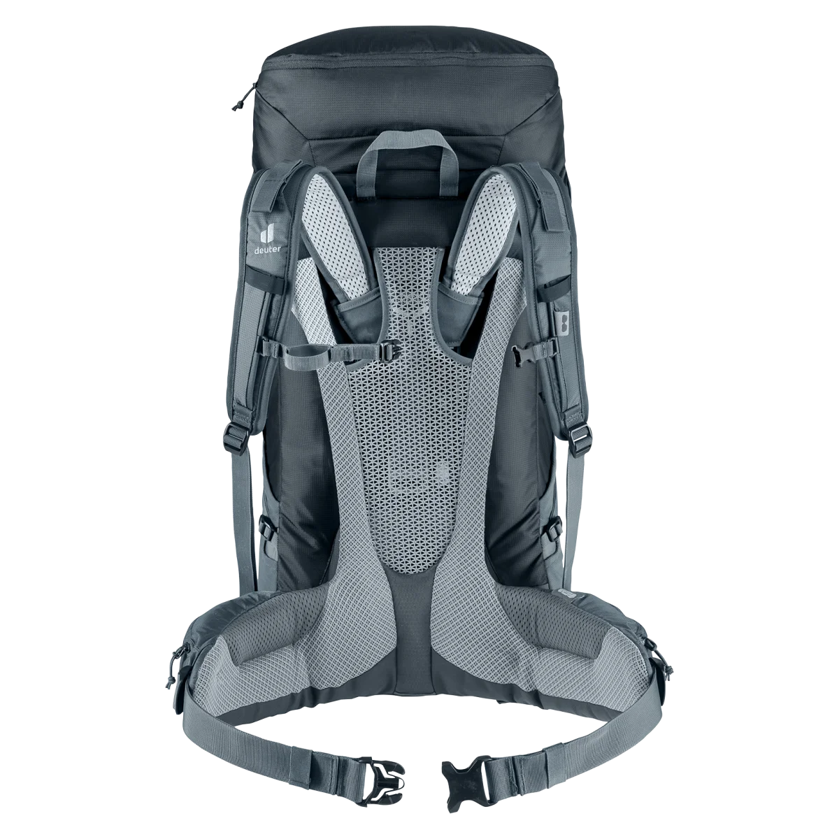 Mochila Futura Air Trek 60 + 10 Black-graphite New – Deuter - Imagen 4