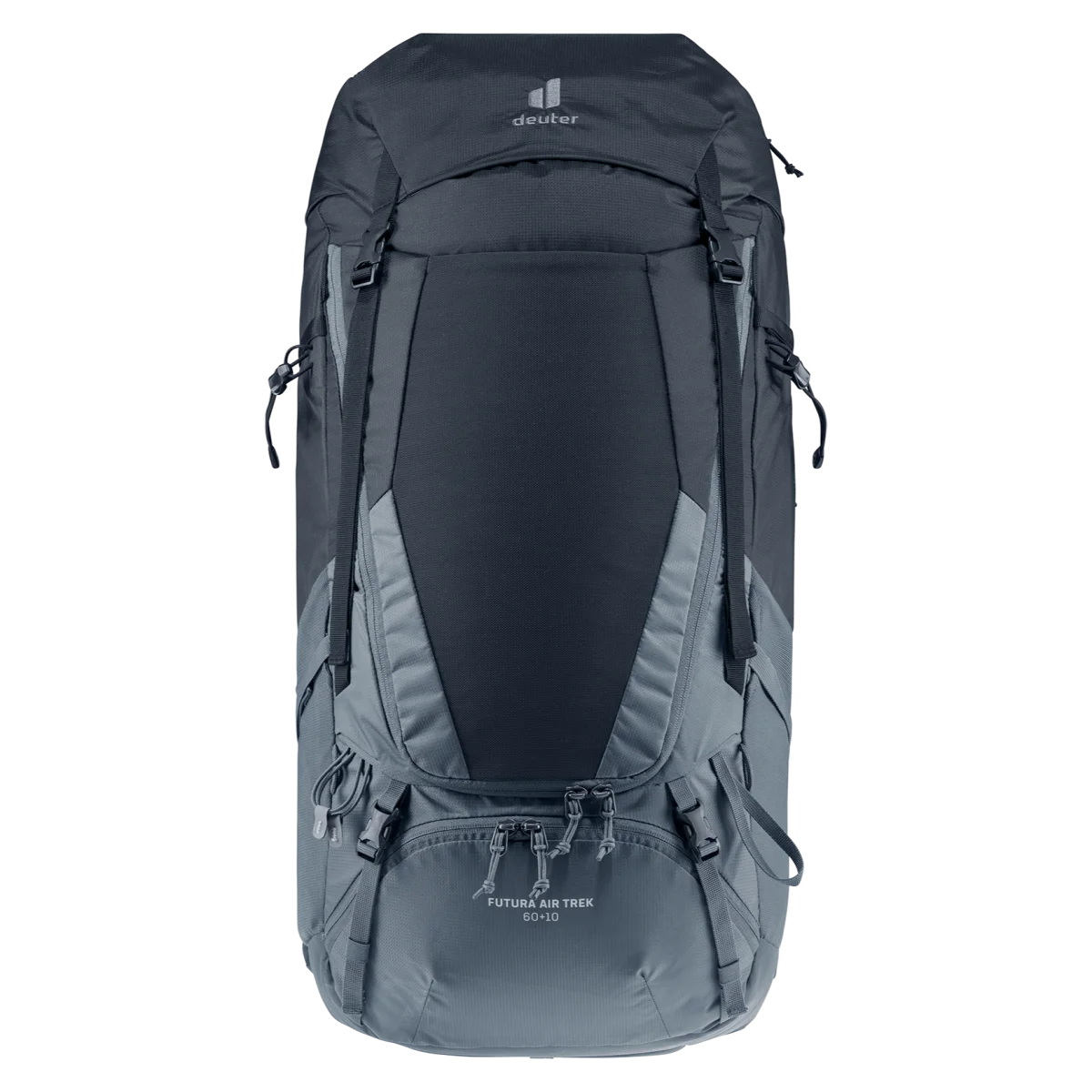 Mochila Futura Air Trek 60 + 10 Black-graphite New – Deuter - Imagen 6