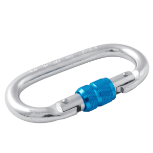 Mosquetón Acero Oval Rosca 23kN Steel Adur – Fixe