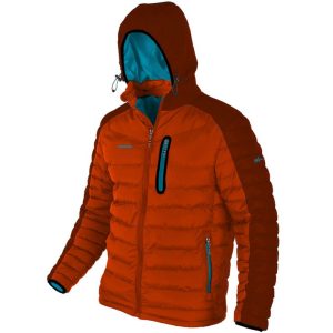 CHAQUETA FIBRA NEWWOOD EXTREME VINO/NARANJA