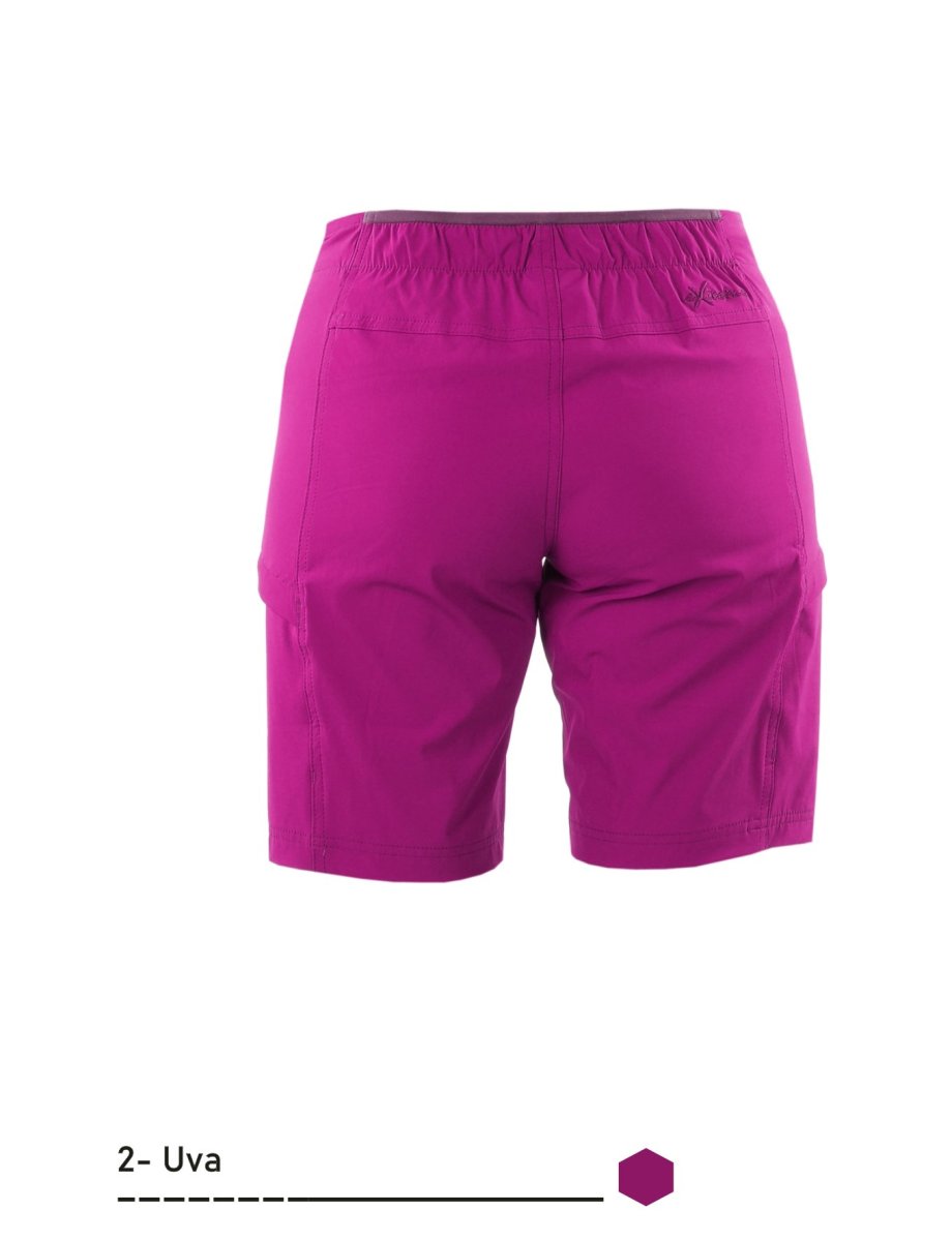 PANTALON CORTO MUJER TREKKING NEWWOOD EXTREME CHRISTIE UVA - Imagen 3