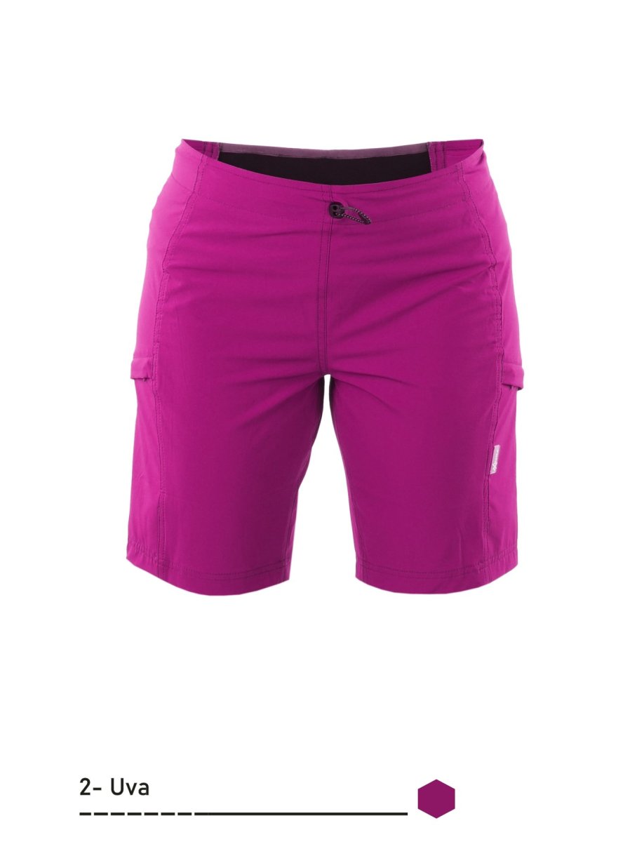 PANTALON CORTO MUJER TREKKING NEWWOOD EXTREME CHRISTIE UVA - Imagen 4