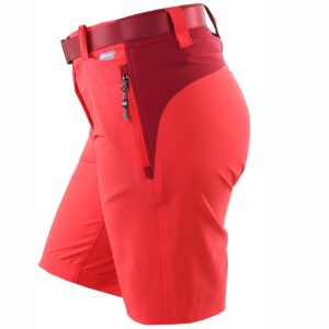 PANTALON CORTO MUJER TREKKING NEWWOOD EXTREME LARA ROJO
