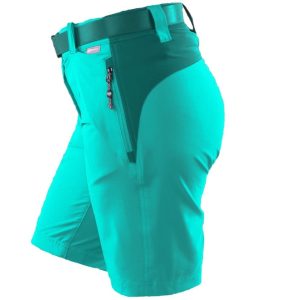 PANTALON CORTO MUJER TREKKING NEWWOOD EXTREME LARA AZUL VERD
