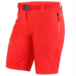 PANTALON CORTO MUJER TREKKING NEWWOOD EXTREME GIULIA ROJO CORAL