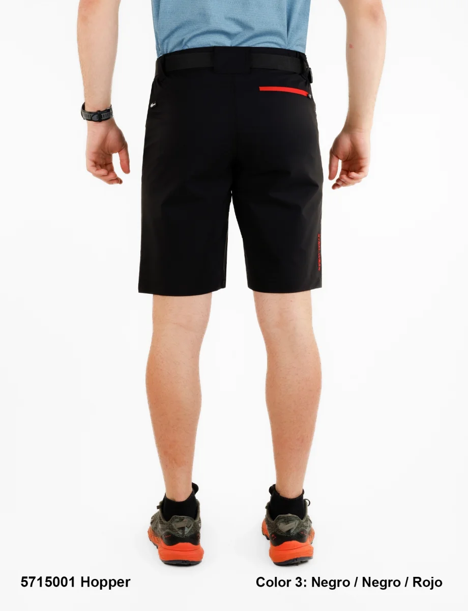 PANTALON CORTO TREKKING NEWWOOD EXTREME HOPPER NEGRO - Imagen 4