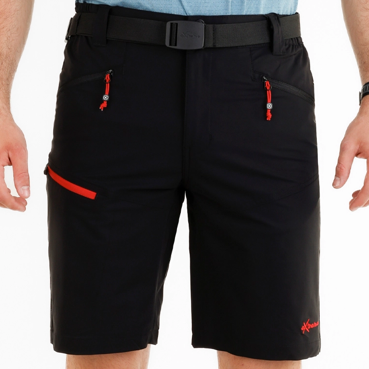 PANTALON CORTO TREKKING NEWWOOD EXTREME HOPPER NEGRO - Imagen 3