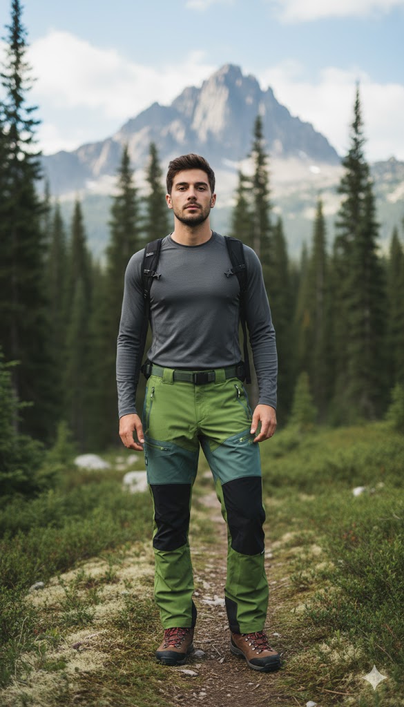 PANTALON AFELPADO NEWWOOD EXTREME ZAREK VERDE - Imagen 3