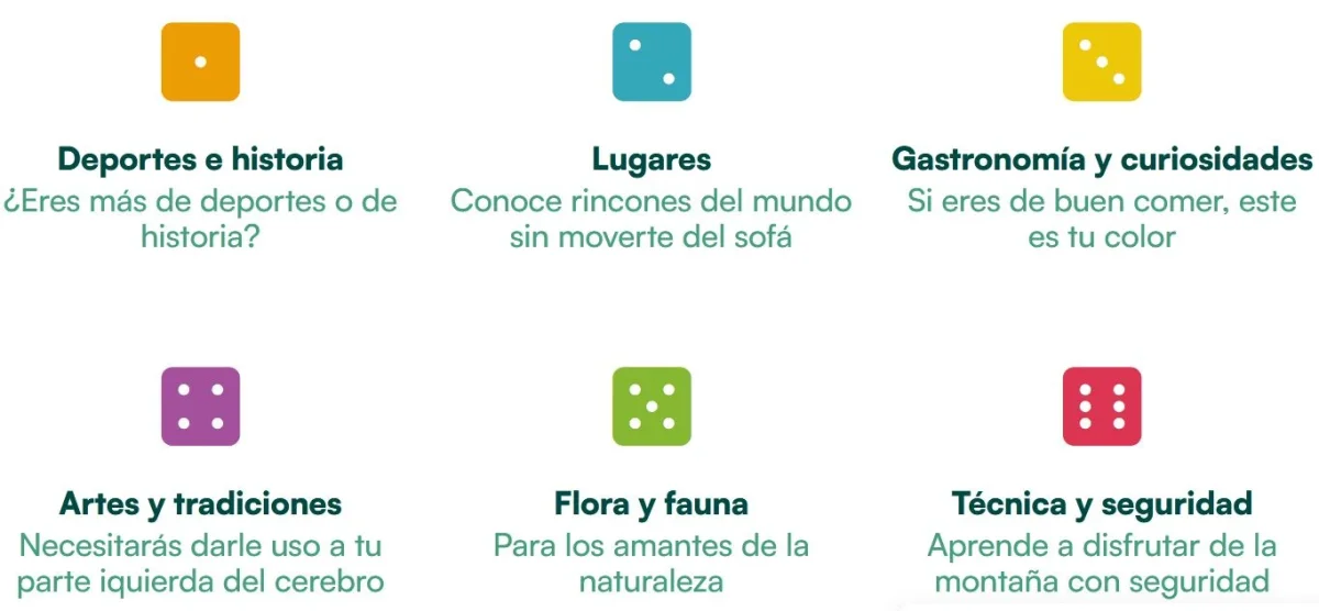 Juego de mesa 600 PREGUNTAS Y PICO acerca de la montaña - Imagen 4