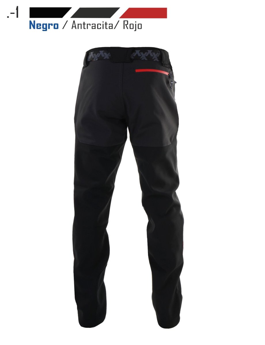 PANTALON SOFTSHELL NEWWOOD EXTREME TUNDRA NEGRO - Imagen 3