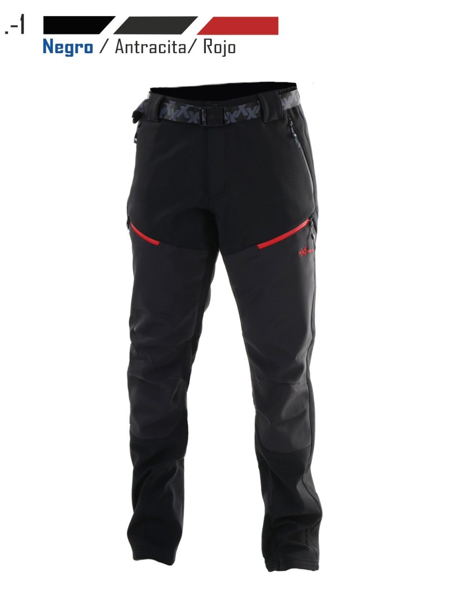 PANTALON SOFTSHELL NEWWOOD EXTREME TUNDRA NEGRO - Imagen 4