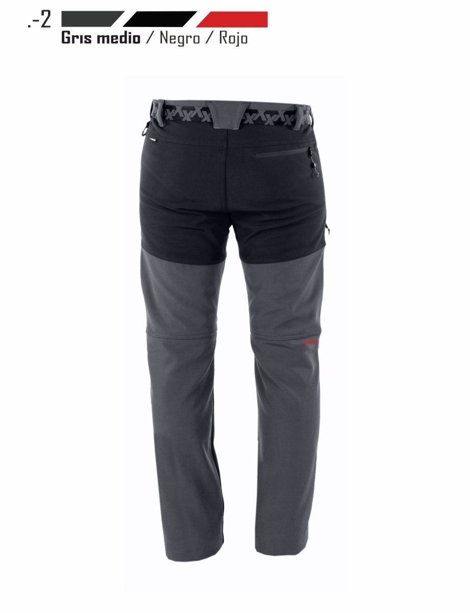 PANTALON SOFTSHELL NEWWOOD EXTREME FUEL GRIS - Imagen 3