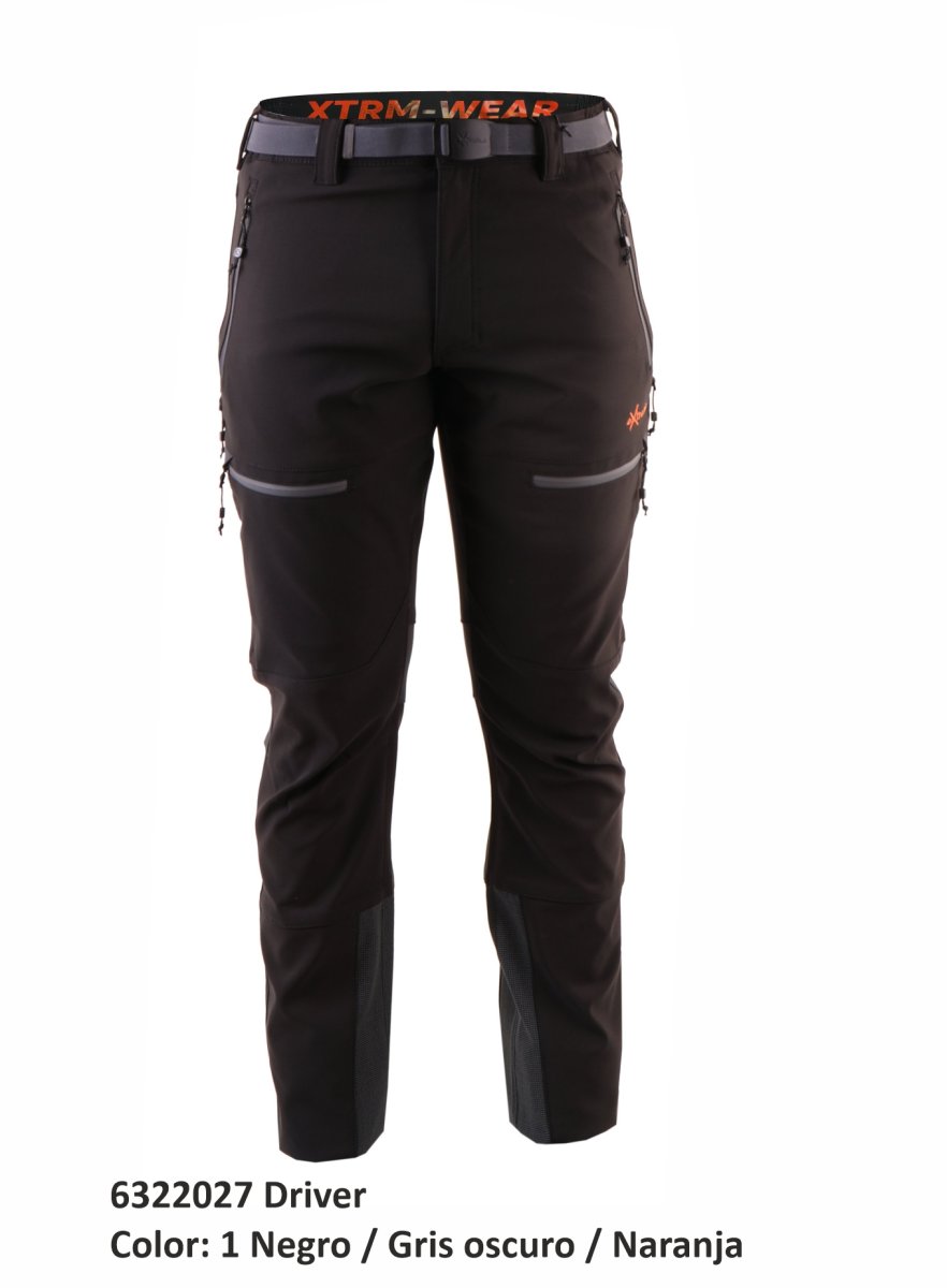 PANTALON AFELPADO NEWWOOD EXTREME DRIVER NEGRO - Imagen 4