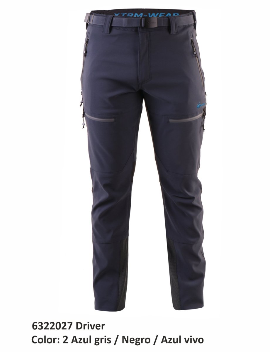 PANTALON AFELPADO NEWWOOD EXTREME DRIVER AZUL - Imagen 4