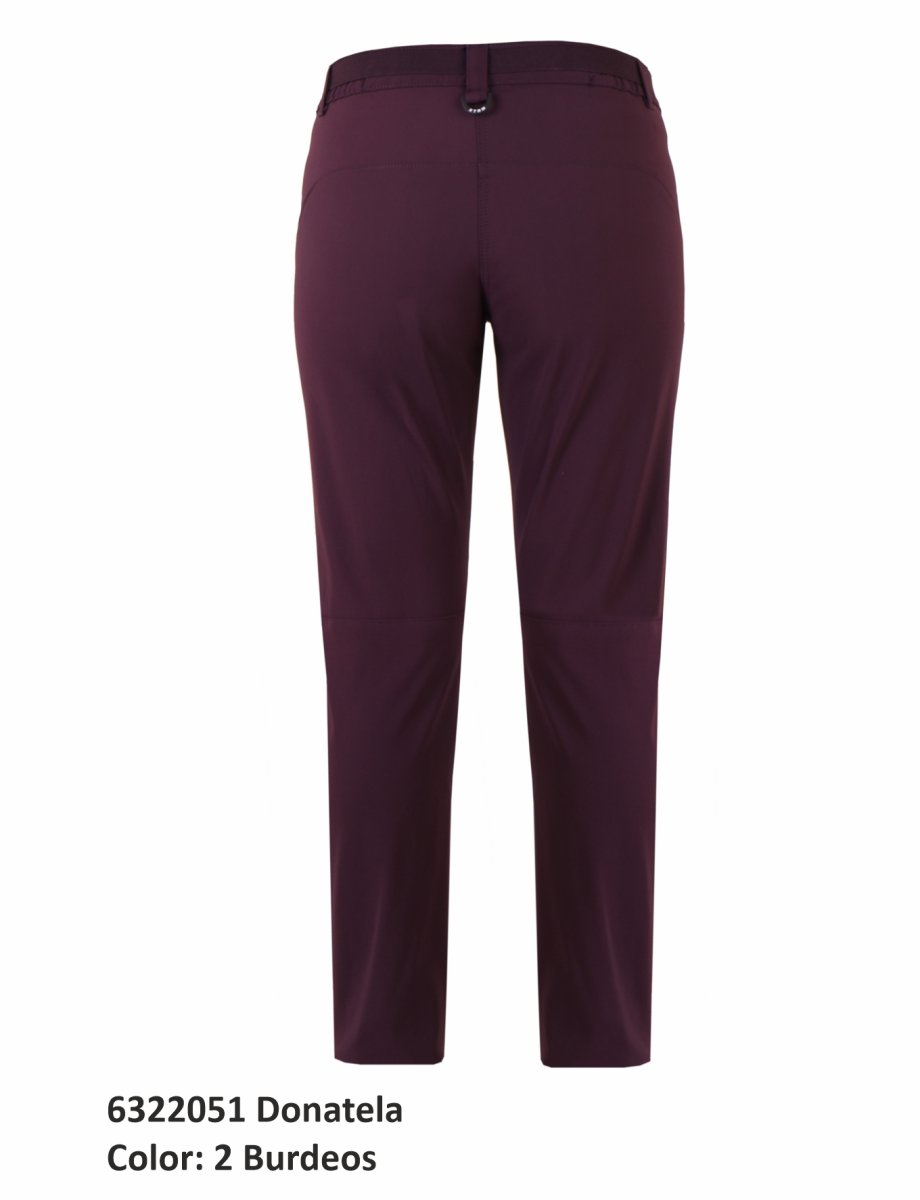 PANTALON AFELPADO MUJER EXTREME NEWWOOD DONATELA BURDEOS - Imagen 4