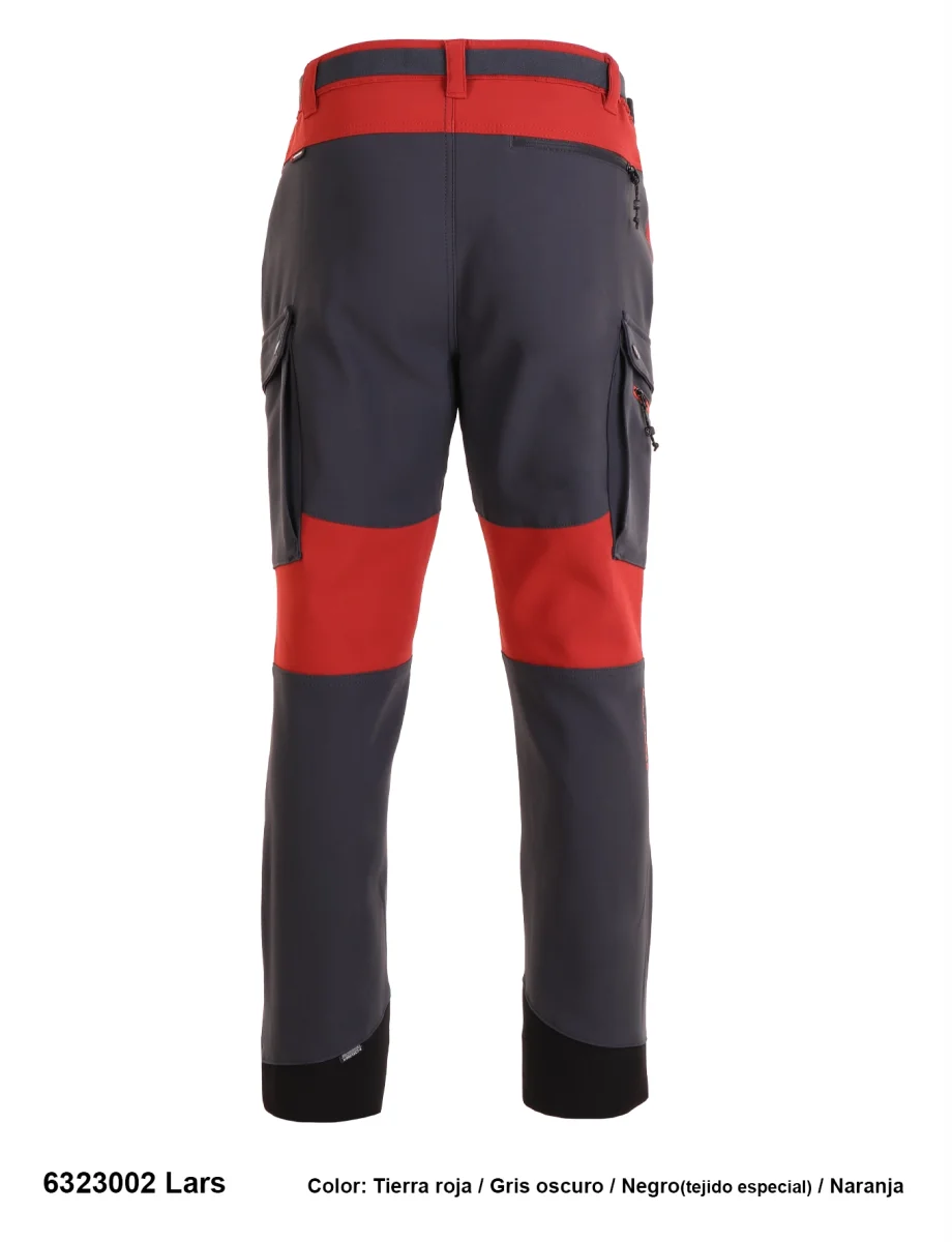 PANTALON TREKKING AFELPADO NEWWOOD EXTREME LARS NARANJA - Imagen 4