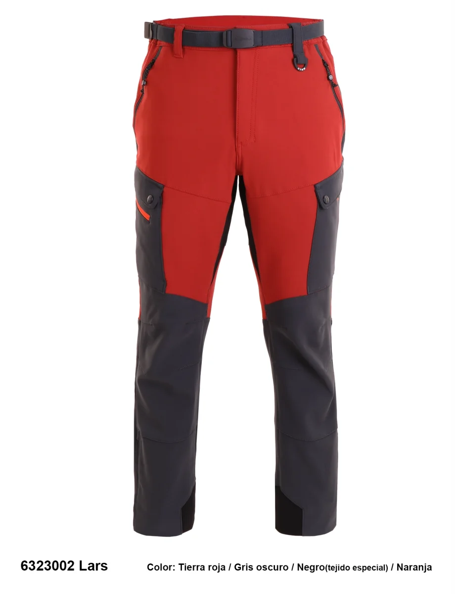 PANTALON TREKKING AFELPADO NEWWOOD EXTREME LARS NARANJA - Imagen 3