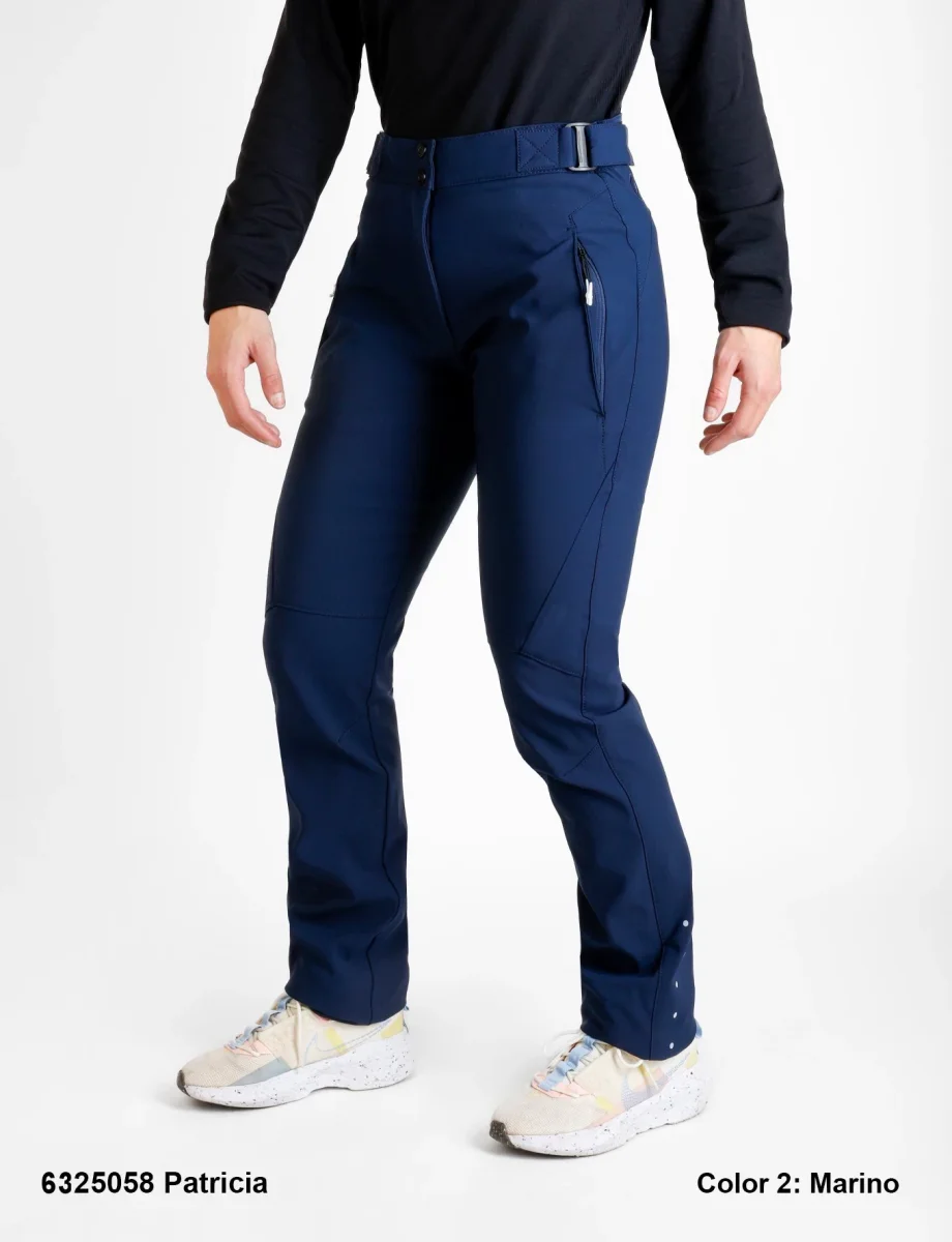 PANTALON MUJER AFELPADO TREKKING NEWWOOD EXTREME PATRICIA AZUL - Imagen 6