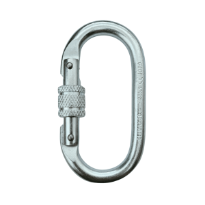Mosquetón Acero Oval Rosca 23kN – Climax