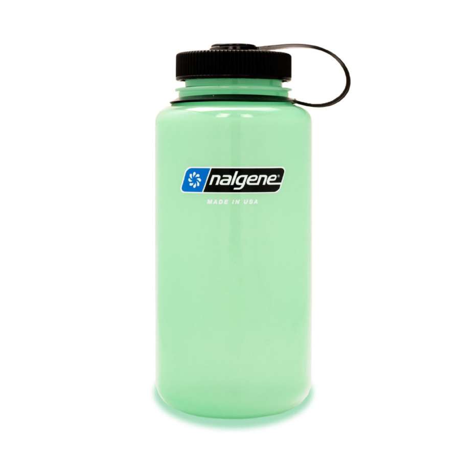 Botella Reutilizable Boca Ancha 1000ml (Sustain Glow Green) NALGENE - Imagen 2