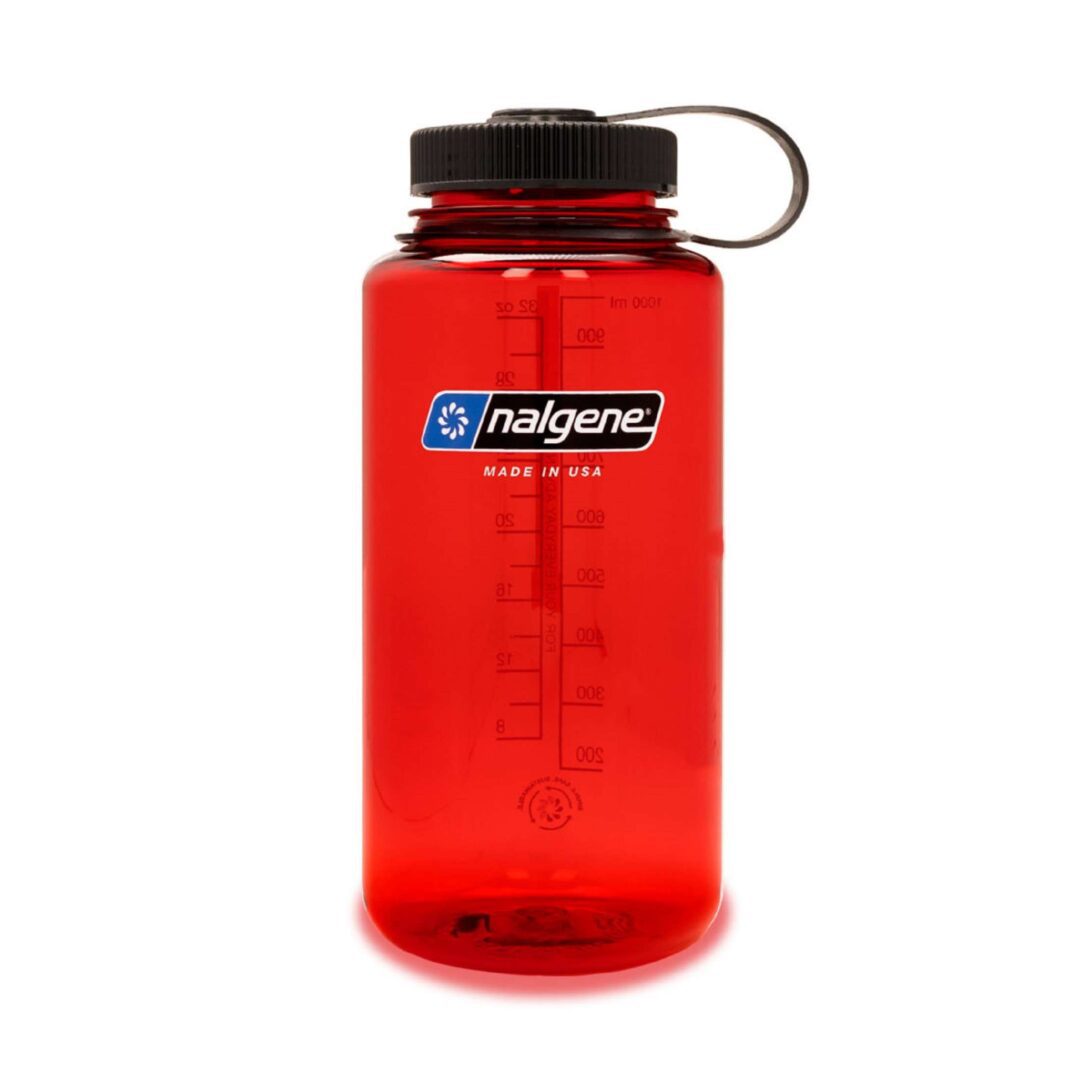 Botella Reutilizable Boca Ancha 1000ml (Sustain Red) NALGENE - Imagen 2