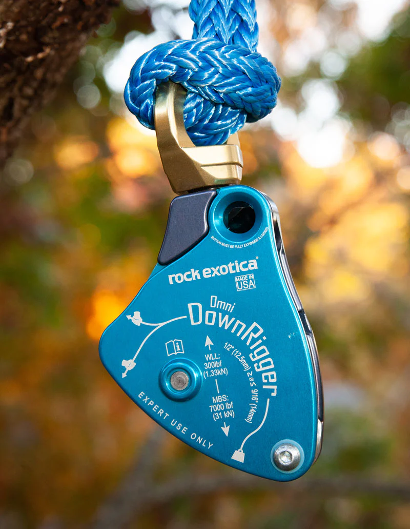 Asegurador para cargas de arborismo DOWNRIGGER friccion variable 14mm 31kN – ROCK EXOTICA - Imagen 3