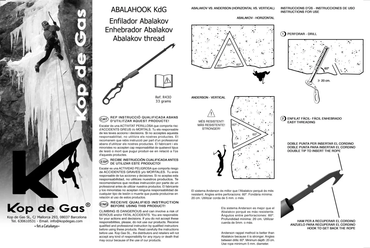 Gancho Abalahook KOP DE GAS - Imagen 3