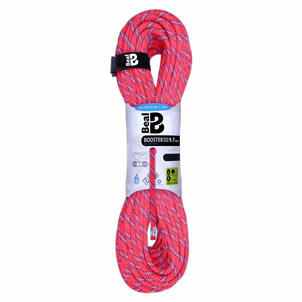 Cuerda Dinámica BOOSTER III 9.7 mm x 60m Golden Dry Orange – Beal - Imagen 2