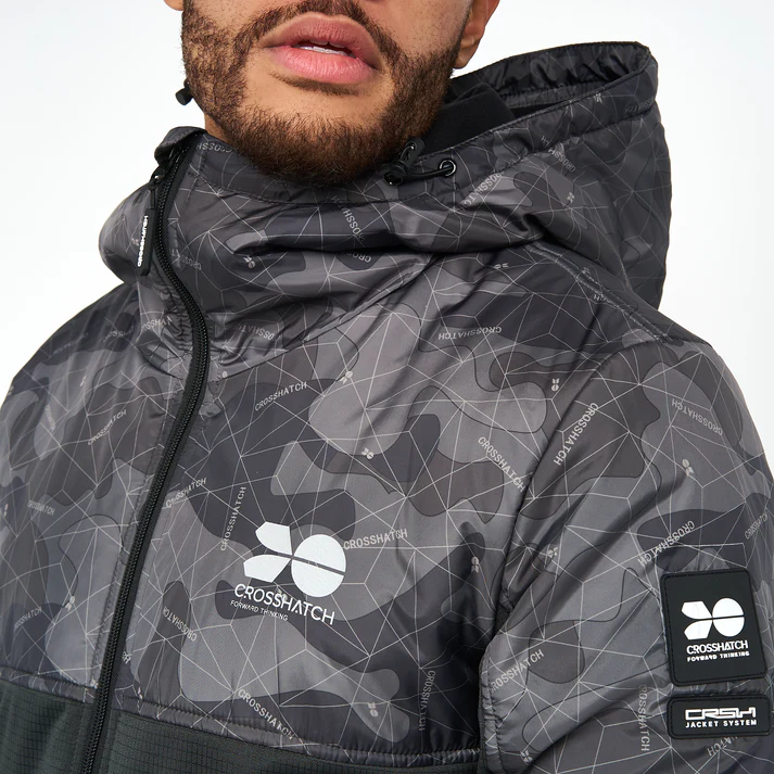 CHAQUETA DE HOMBRE CROSSHATCH URBAN NEGRA - Imagen 3