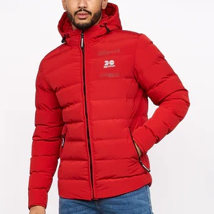 CHAQUETA DE HOMBRE CROSSHATCH FLOW ROJA