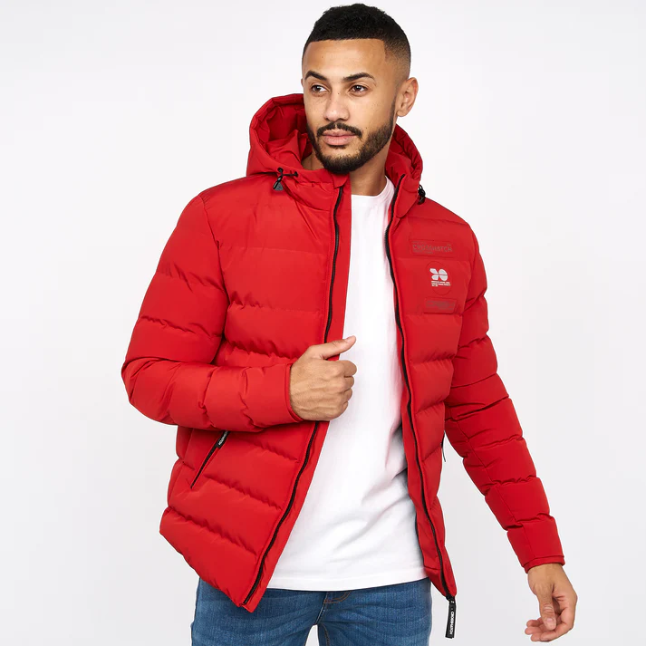 CHAQUETA DE HOMBRE CROSSHATCH FLOW ROJA - Imagen 5