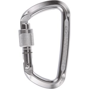 Mosquetón Aluminio Tipo D Rosca 30kN D-Shape SG – Climbing Technology