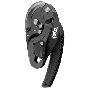 Descendedor Autofrenante I’D® L Negro (con antipánico) – Petzl