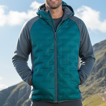 CHAQUETA HIBRIDA JOLUVI RIK ESMERALDA