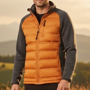 CHAQUETA HIBRIDA JOLUVI NUBLO MOSTAZA