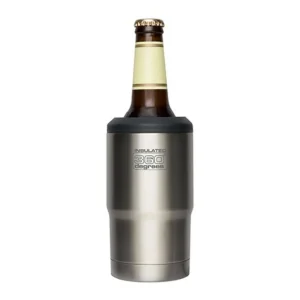 Funda Térmica Cerveza 360º 375ml Acero