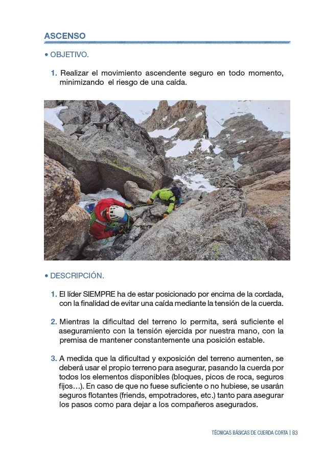 Gestión de la cuerda en terreno agreste - Imagen 6