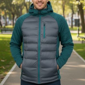 CHAQUETA HIBRIDA JOLUVI NUBLO VERDE