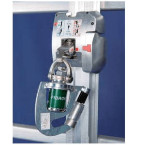 Deslizador Anticaída para riel modelo 0529.7450 con apertura HACA