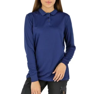 Polera Cooldry manga larga XXL mujer azul – QUEBEC