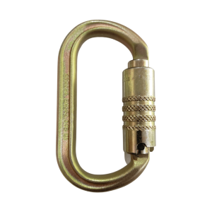 Mosquetón Acero Oval 3 Tiempos 40 kN ANSI KL321- ISC