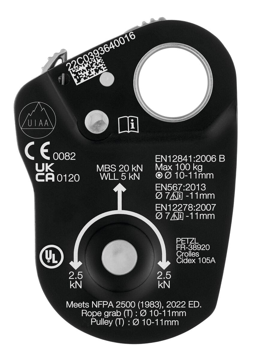 Polea simple bloqueadora MINI TRAXION 20kN – PETZL - Imagen 3