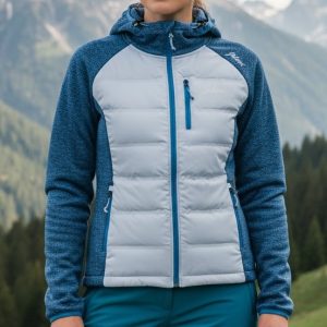 CHAQUETA MUJER JOLUVI NUBLO W AZUL ARTICO